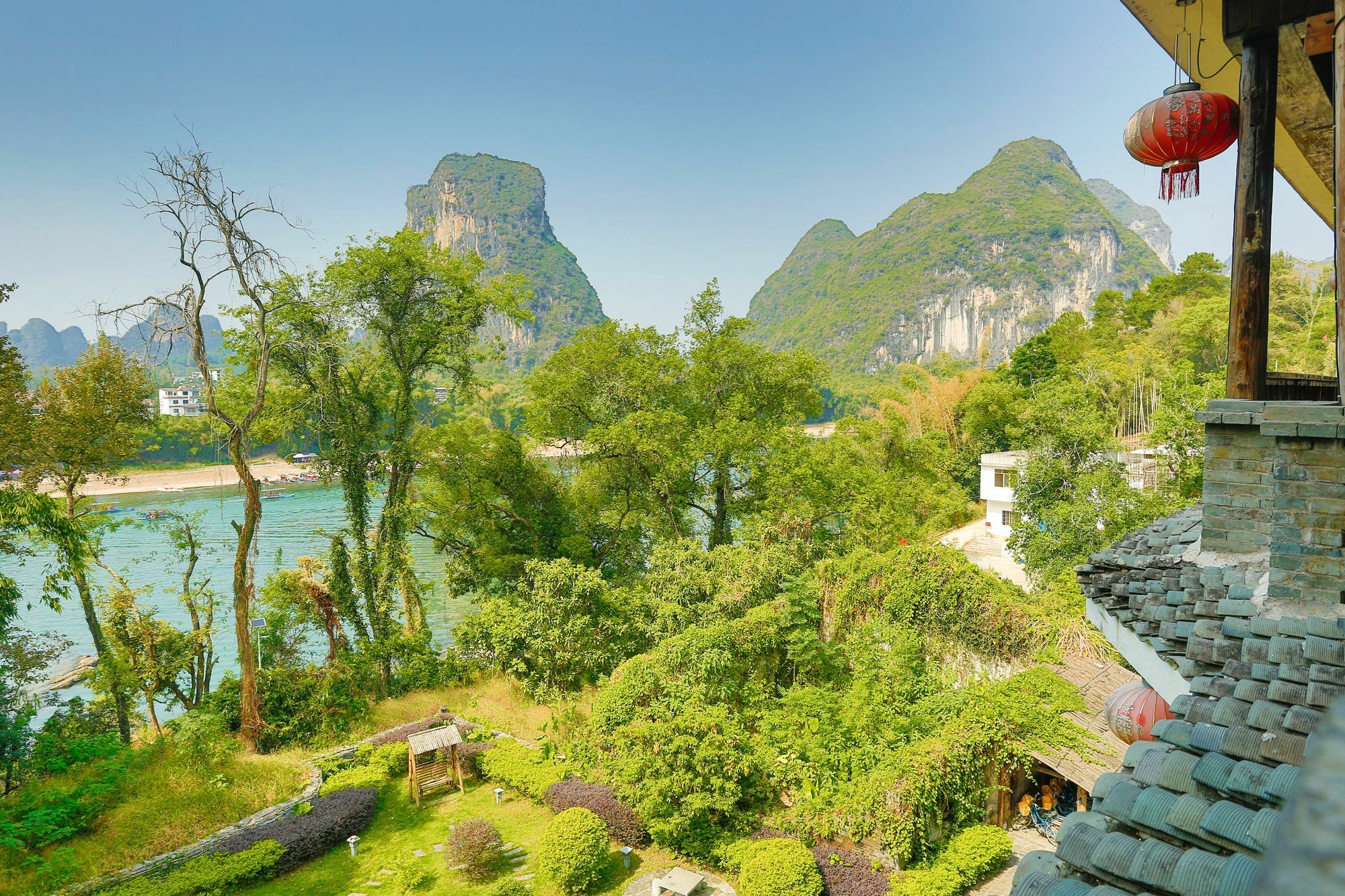 Yangshuo River Lodge Hotel Kültér fotó